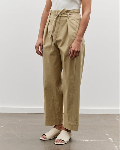 Mijeong Park Belted Barrel Leg Pants, Camel