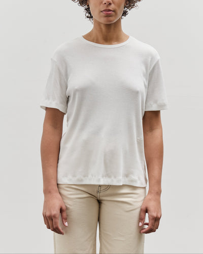 Mijeong Park Cotton Tencel Ribbed T-Shirt, White