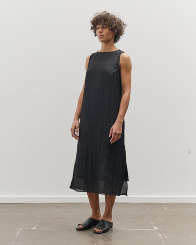Mijeong Park Pleated Midi Dress, Black