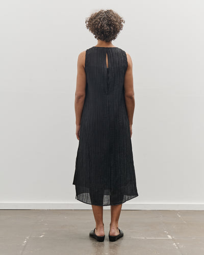 Mijeong Park Pleated Midi Dress, Black