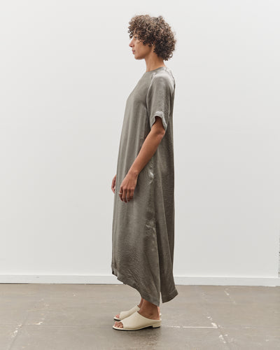 Mijeong Park Satin Maxi Dress, Olive