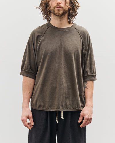 O-Project 3/4 Sleeve Tee, Green Grey