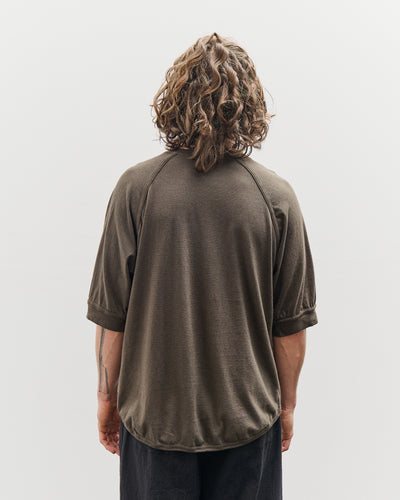 O-Project 3/4 Sleeve Tee, Green Grey