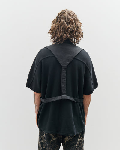 O-Project Denim Vest, Off-Black