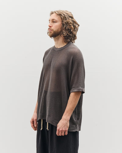 O-Project Basic Tee Mesh, Off-Black
