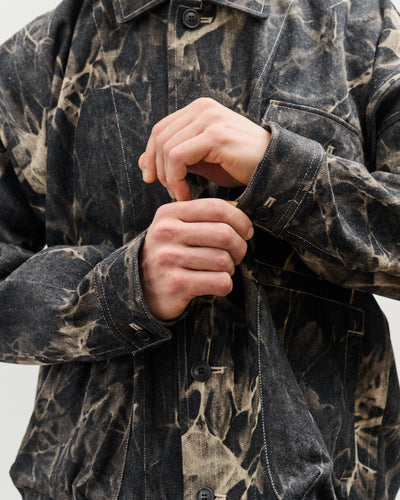 O-Project Denim Jacket, Bleached Shadow