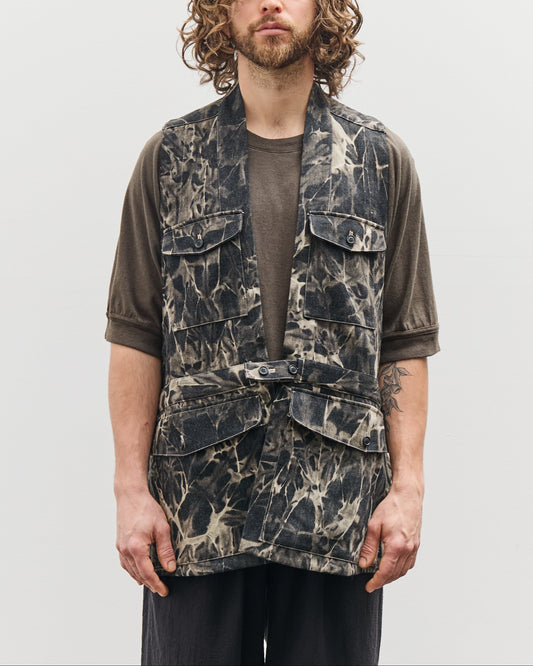 O-Project Denim Vest, Bleached Shadow