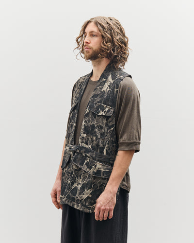 O-Project Denim Vest, Bleached Shadow