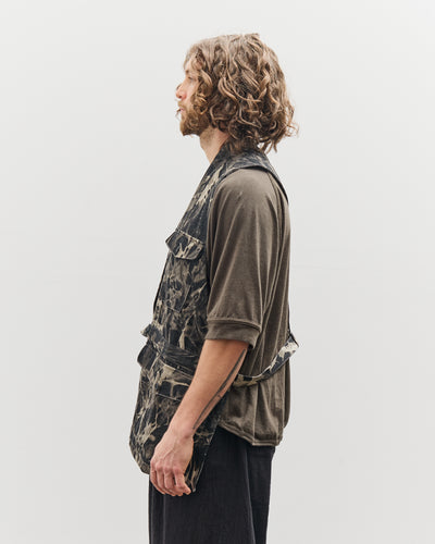 O-Project Denim Vest, Bleached Shadow