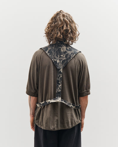 O-Project Denim Vest, Bleached Shadow