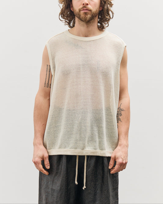 O-Project Sleeveless Tee Mesh, Kinari