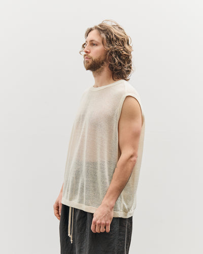 O-Project Sleeveless Tee Mesh, Kinari