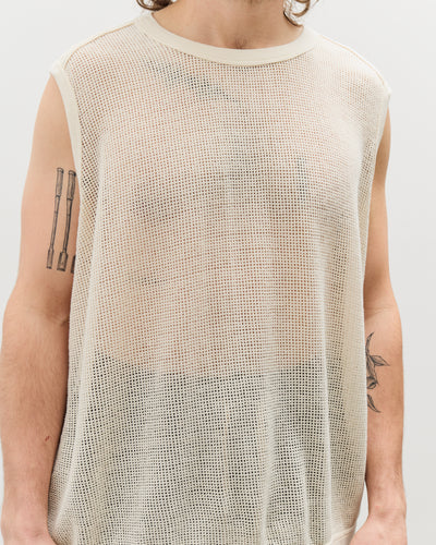 O-Project Sleeveless Tee Mesh, Kinari