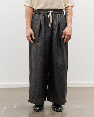 O-Project Wide Trousers, Dark Brown