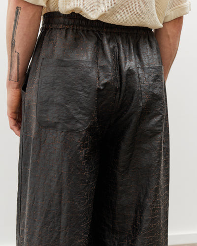 O-Project Wide Trousers, Dark Brown