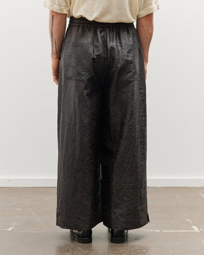 O-Project Wide Trousers, Dark Brown
