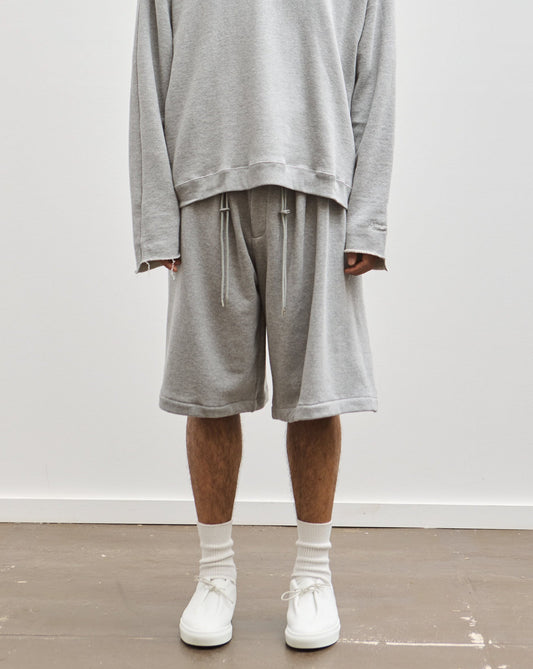 Sillage Loopwheel Circular Shorts, Grey