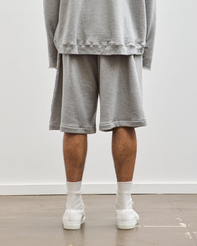 Sillage Loopwheel Circular Shorts, Grey