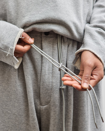 Sillage Loopwheel Circular Shorts, Grey