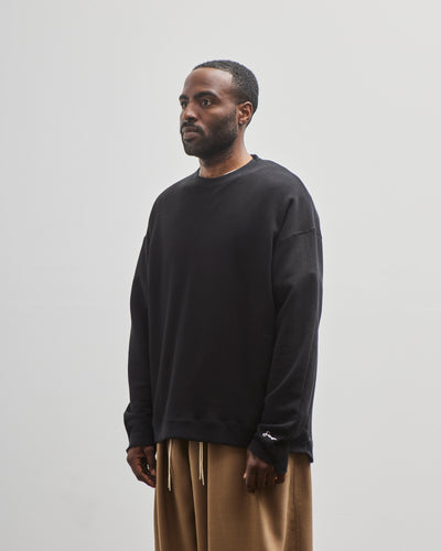 Sillage French Terry Crewneck, Black