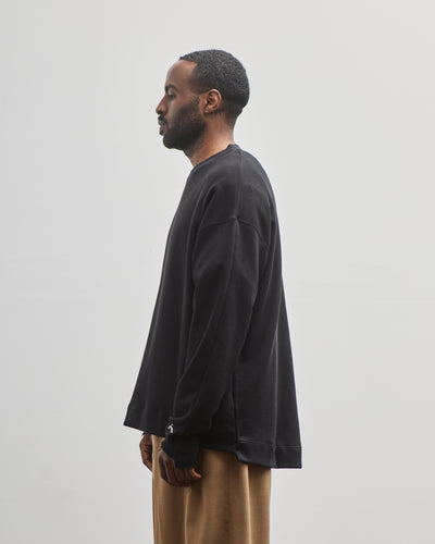 Sillage French Terry Crewneck, Black