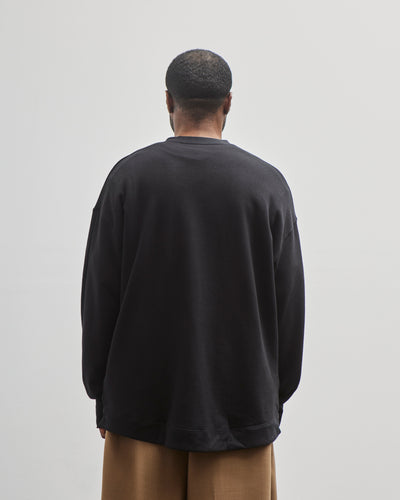 Sillage French Terry Crewneck, Black