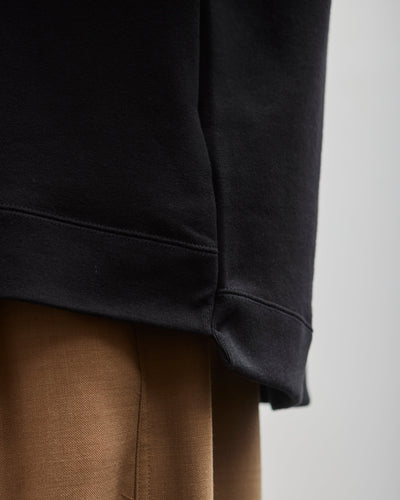 Sillage French Terry Crewneck, Black