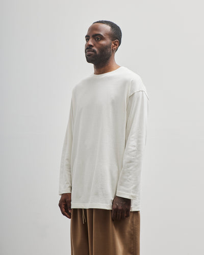 Sillage Long Sleeve Tee Longer Length, Natural