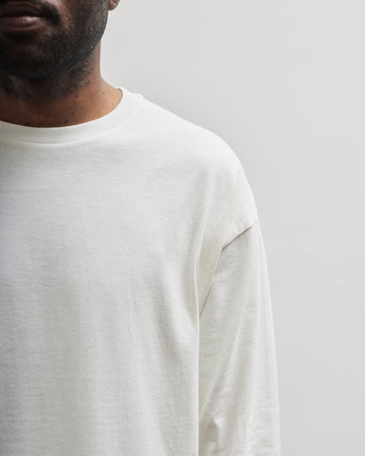 Sillage Long Sleeve Tee Longer Length, Natural