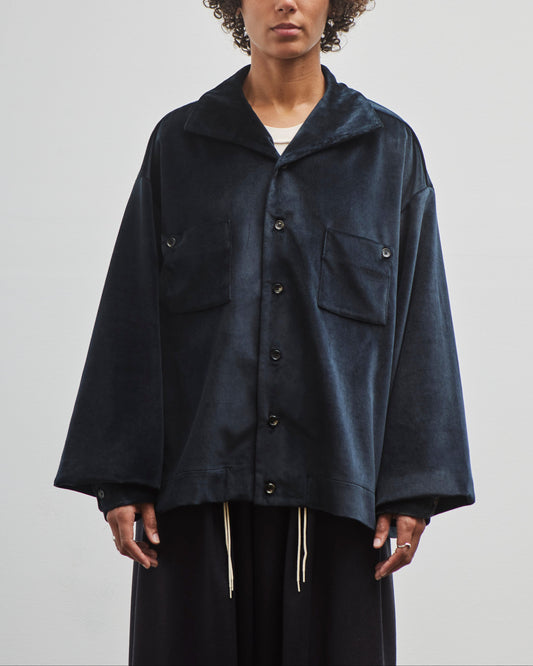 Sillage Rib Blouson, Deadstock Velvet Black