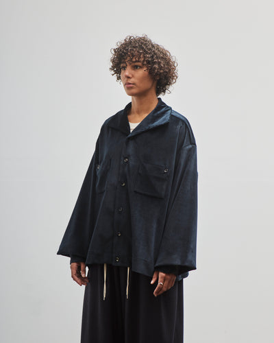 Sillage Rib Blouson, Deadstock Velvet Black