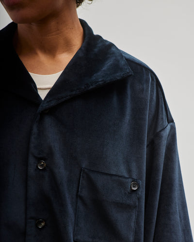 Sillage Rib Blouson, Deadstock Velvet Black