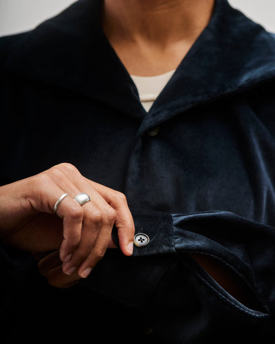 Sillage Rib Blouson, Deadstock Velvet Black