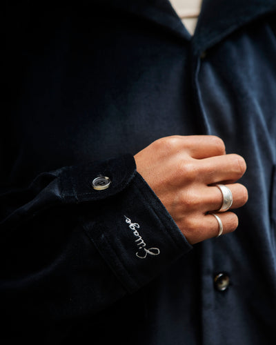 Sillage Rib Blouson, Deadstock Velvet Black