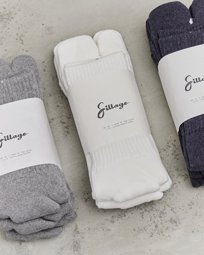Sillage Tabi Socks Set of 3, Navy