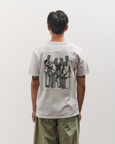 Tacoma Fuji Records C.C.Y.M.B.Q. Tee, Ice Grey