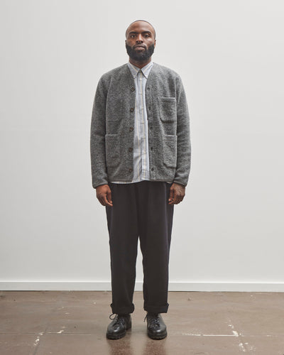 Universal Works Cardigan, Grey Marl