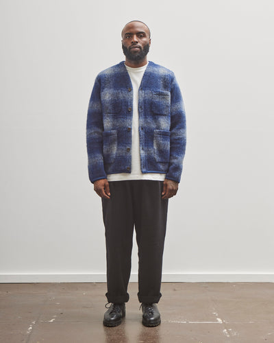 Universal Works Cardigan, Navy Grey