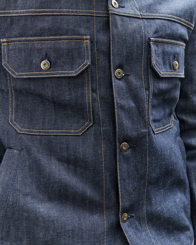 Universal Works Trucker II Jacket, Indigo Denim