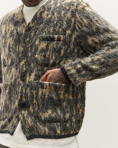 Universal Works Cardigan, Charcoal