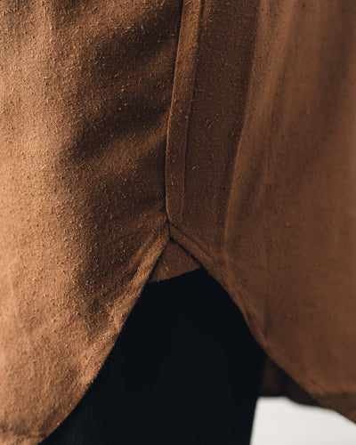 7115 Signature Shirt Maxi Dress, Rust