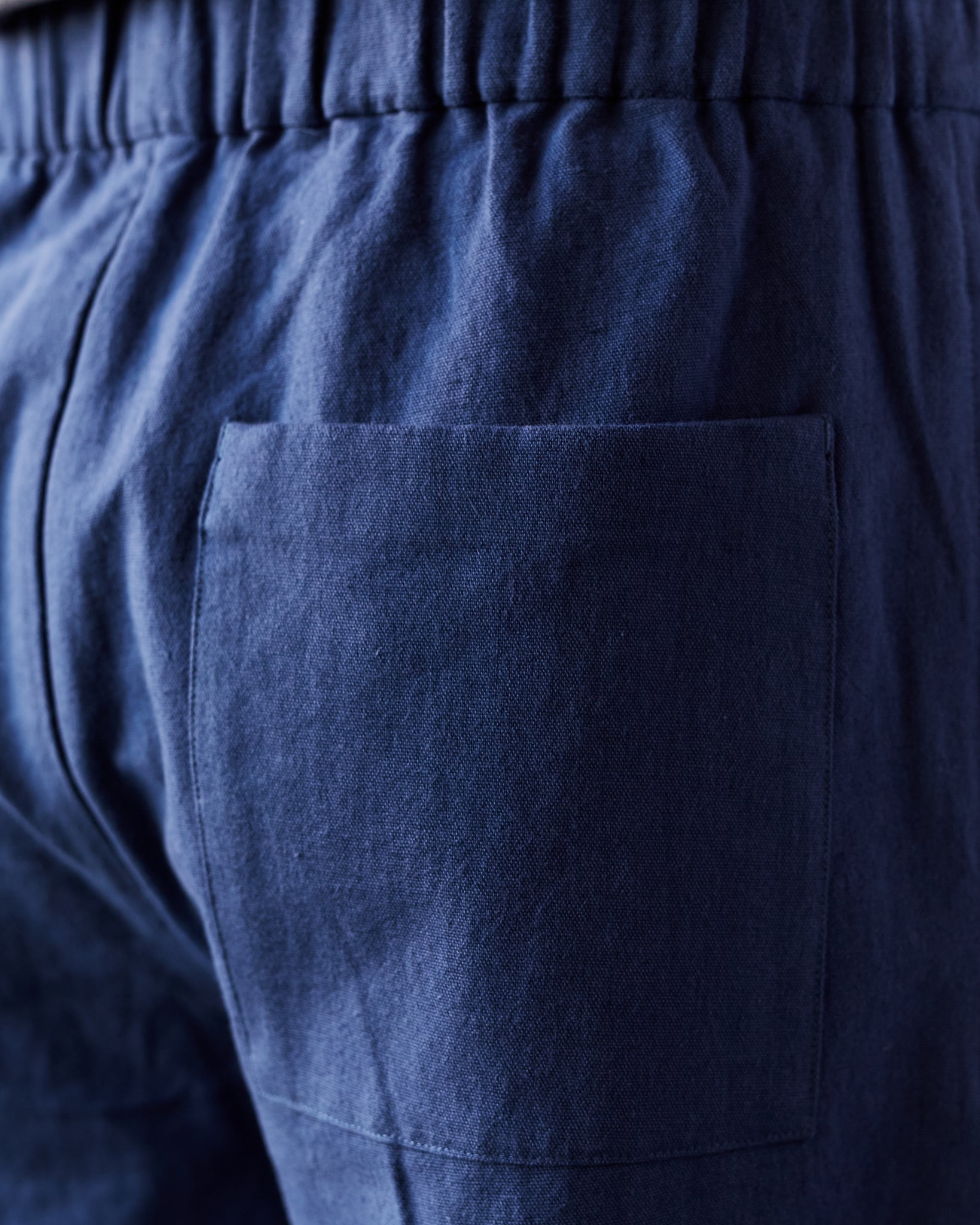 7115 Unisex Elastic Pull-Up Trouser, French Blue