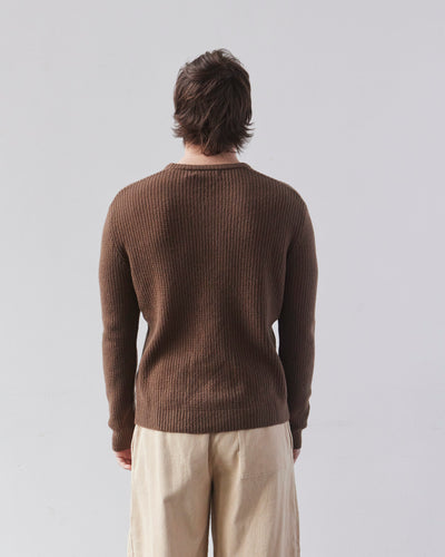 7115 Unisex Molly Everyday Crewneck Sweater, Brown