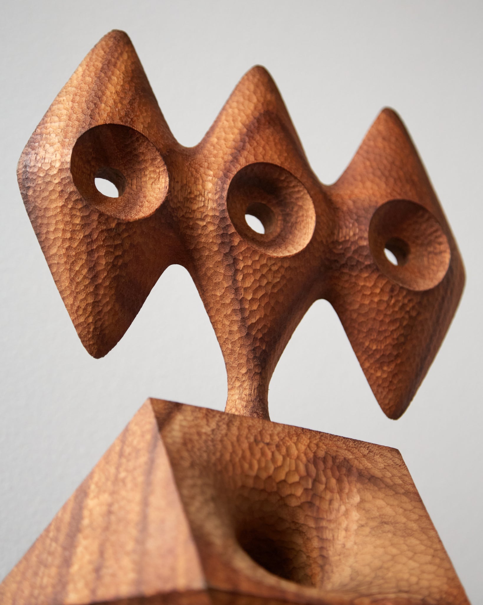 Aleph Geddis Wood Sculpture, Medium Creature