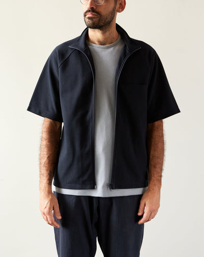 Arpenteur Jet Zippered T-Shirt, Midnight Blue