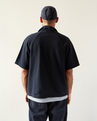 Arpenteur Jet Zippered T-Shirt, Midnight Blue