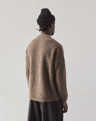 Cordera Men's Bouclé Sweater, Vetiver