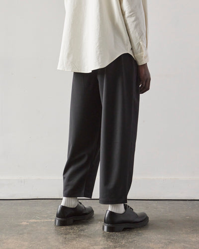 Cordera Tailoring Elastic Waist Pants, Black