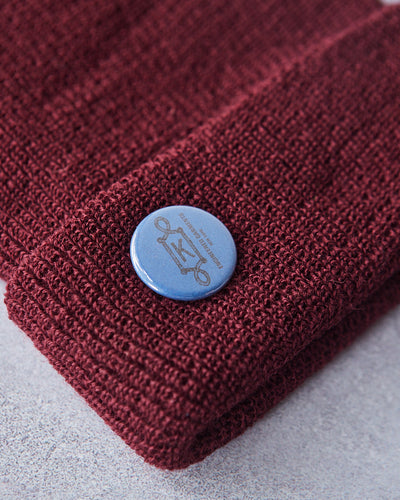 Engineered Garments Wool Watch Cap, Burgundy