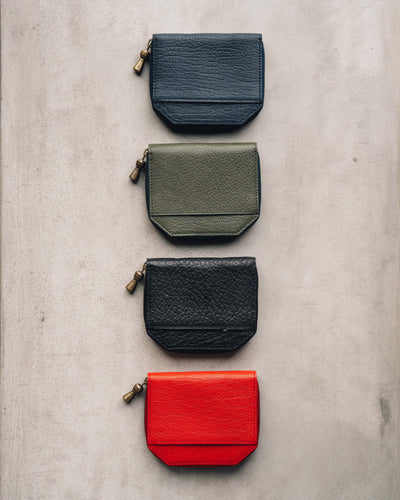 Postalco Kettle Zipper Wallet, Thin